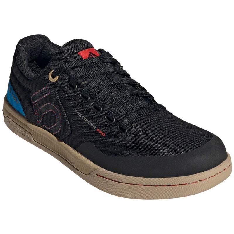 Five Ten Freerider Pro Canvas Flat Shoes – Mens Core BLK/Carbon/Pulse Lime 7