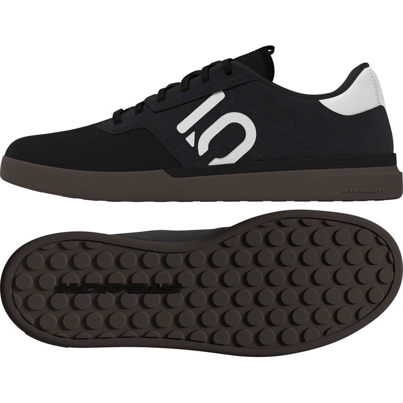 Five Ten Sleuth Canvas Flat Shoes – Mens Core BLK/Core BLK/FTWR White 10