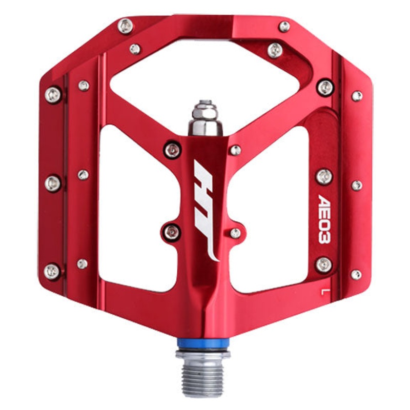 HT Pedals AE03 Evo+ Platform Pedals CrMo – Red