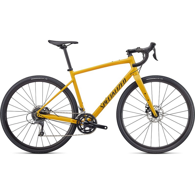 2024 Specialized diverge e5 bike satin brassy yellow/black/chrome/clean 56