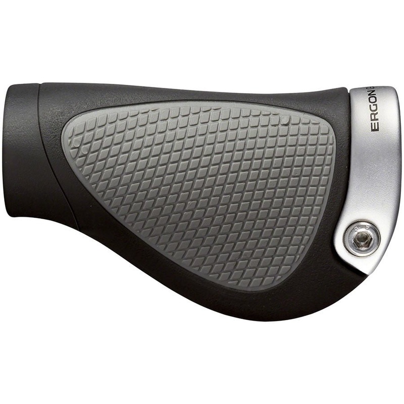 Ergon GP1 Grips – Black/Gray Lock-On Rohloff/Nexus Small Pair