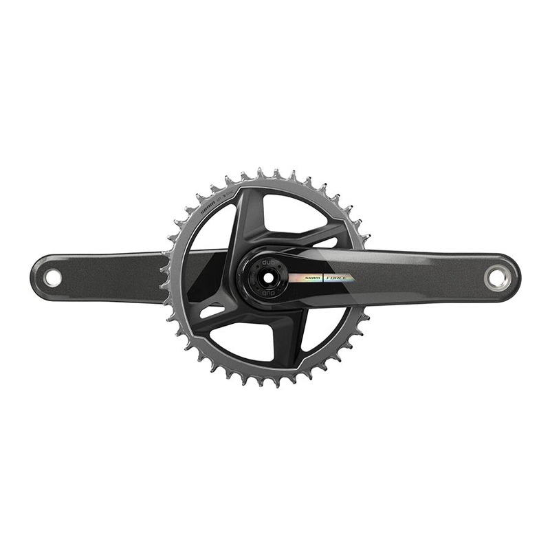 Force D2 1x Crankset Speed: 12 Spindle: 28.99mm BCD: Direct Mount 40 DUB 167.5mm Black Road Disc