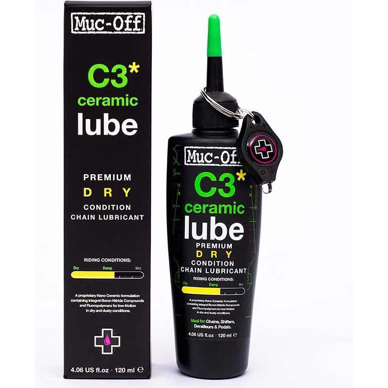 Muc-Off C3 Dry Ceramic with UV Torch Bicycle Lubricants