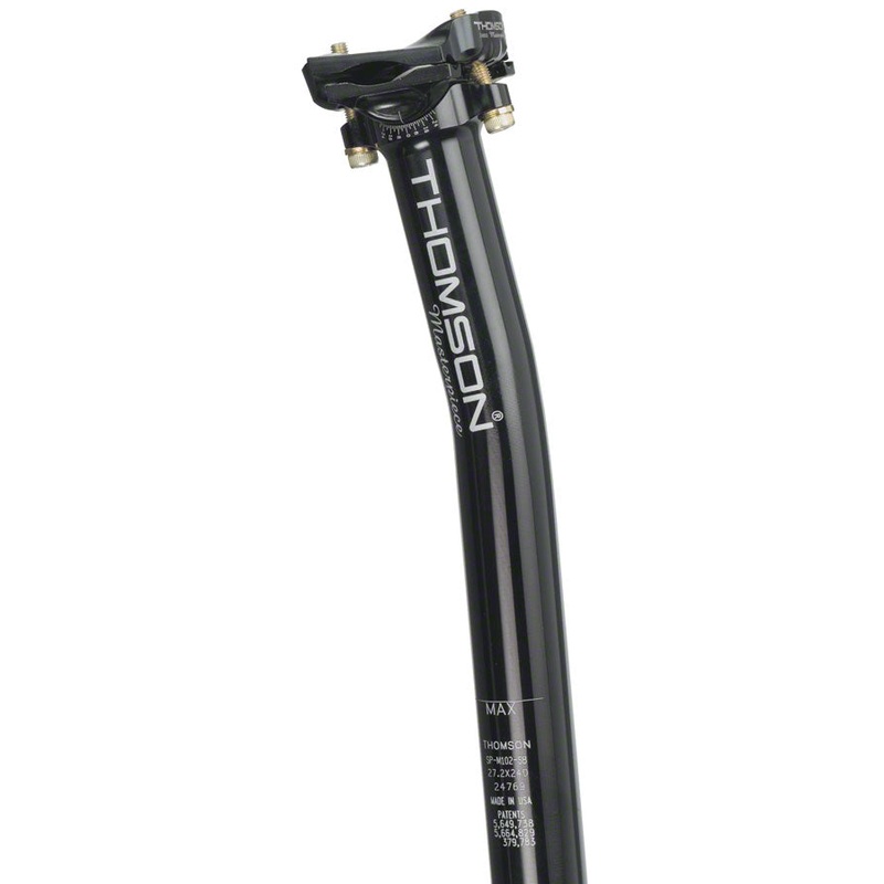 Thomson Masterpiece Setback Seatpost: 31.6 x 350mm Black