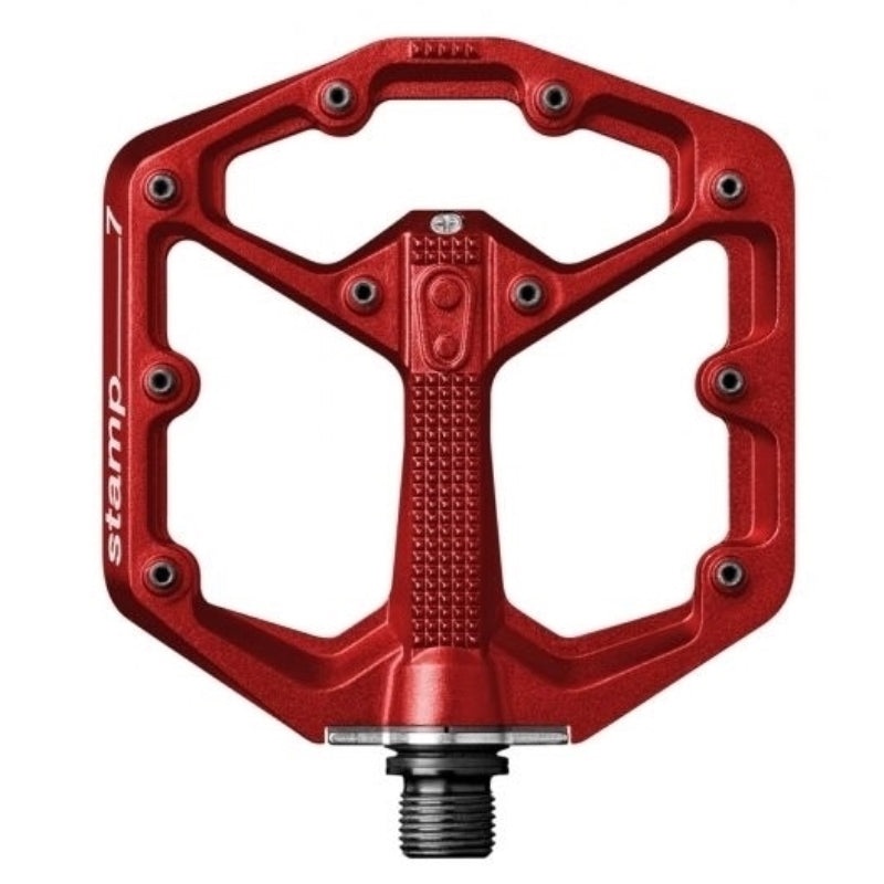 Crankbrothers Stamp 7 Pedals – Platform Aluminum 9/16 Red Large