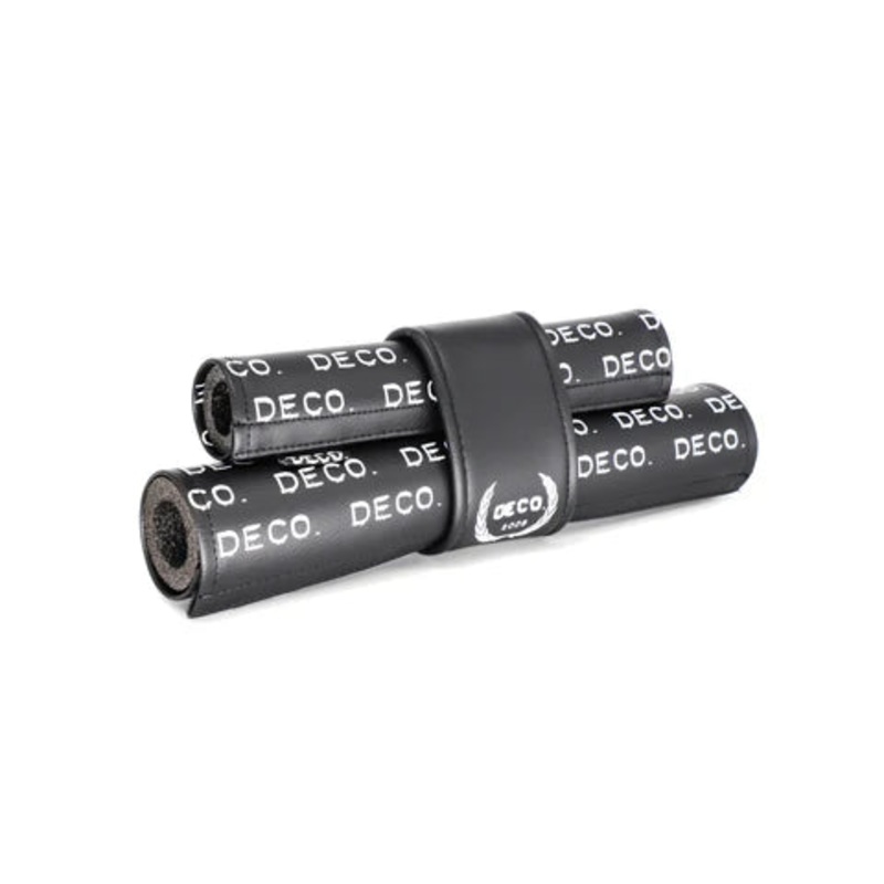 Deco 3 Piece BMX Padset – Black w/ White Logo