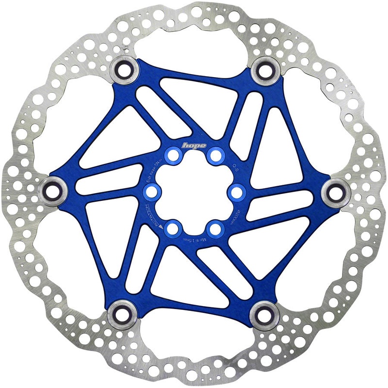 Hope Floating Disc Brake Rotor – 200mm, 6-Bolt, Blue