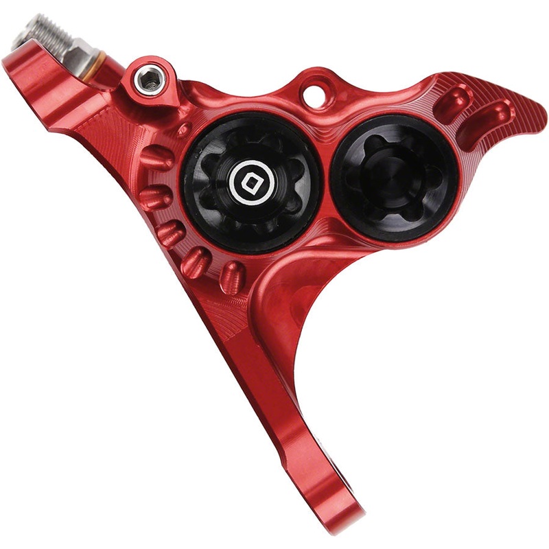 Hope RX4+ Disc Brake Caliper – Flat Mount Front +20mm DOT Type Red