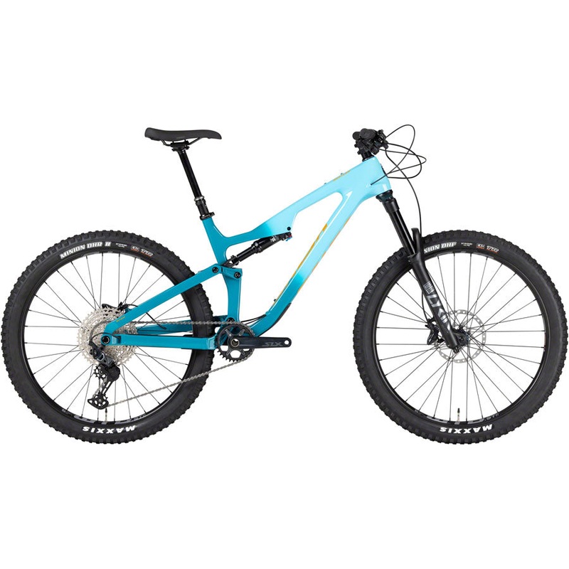 Salsa Rustler Carbon SLX Bike – 27.5″, Carbon, Teal Fade, Large
