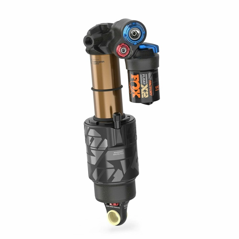 FOX FLOAT X2 Factory Rear Shock – Trunnion Metric, 185 x 50 mm, 2-Position Lever, Kashima Coat