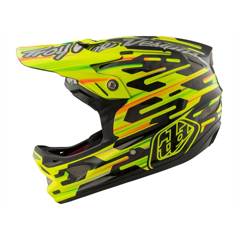 Troy Lee Designs D3 Carbon MIPS Full Face Helmet – Code Yellow