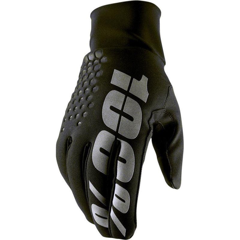100% Hydromatic Brisker Gloves – Black Full Finger Medium