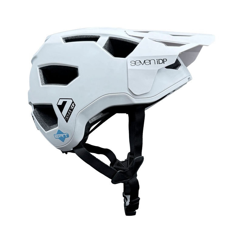 7 iDP Project 21 Trail MTB Helmet – Matt Ice White