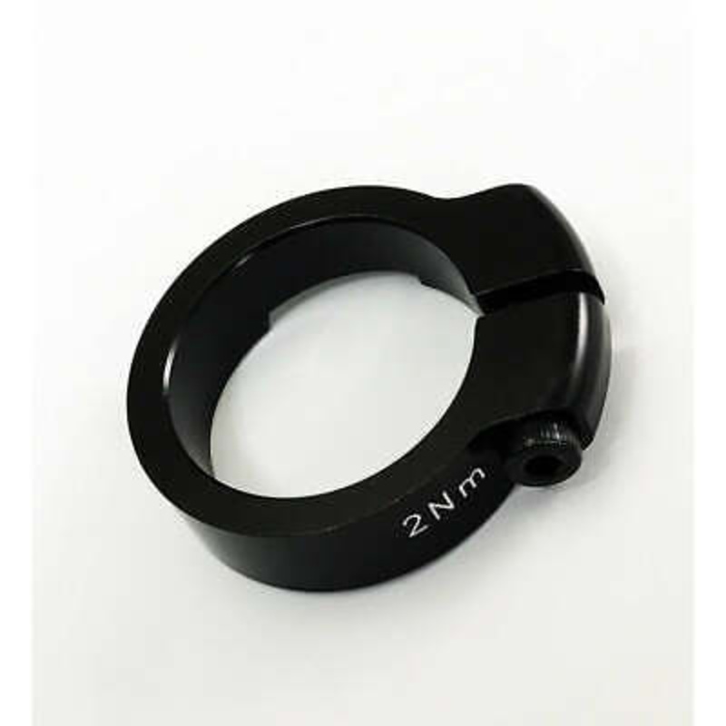Clamp On Knock Block Locking Headset Spacer 10mmx1-1/8″ Black
