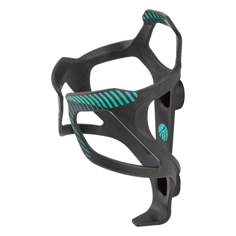 Origin8 Carbon Composite Klutch Cage Standard Carbon Composite Black/Celeste Braze-on