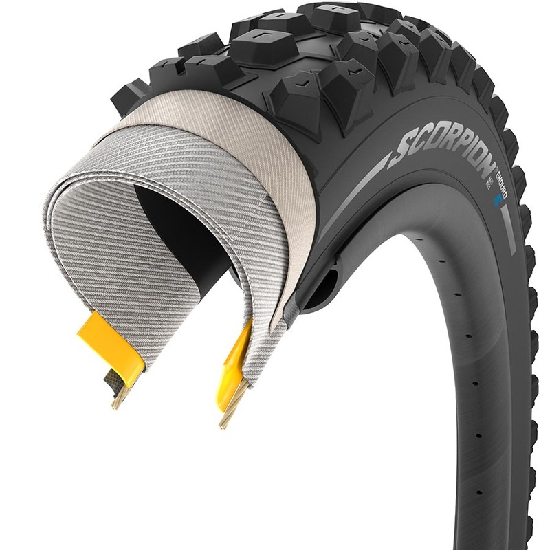Pirelli Scorpion Enduro S Tire – 27.5 x 2.4 Tubeless Folding BLK HardWall SmartGrip Gravity