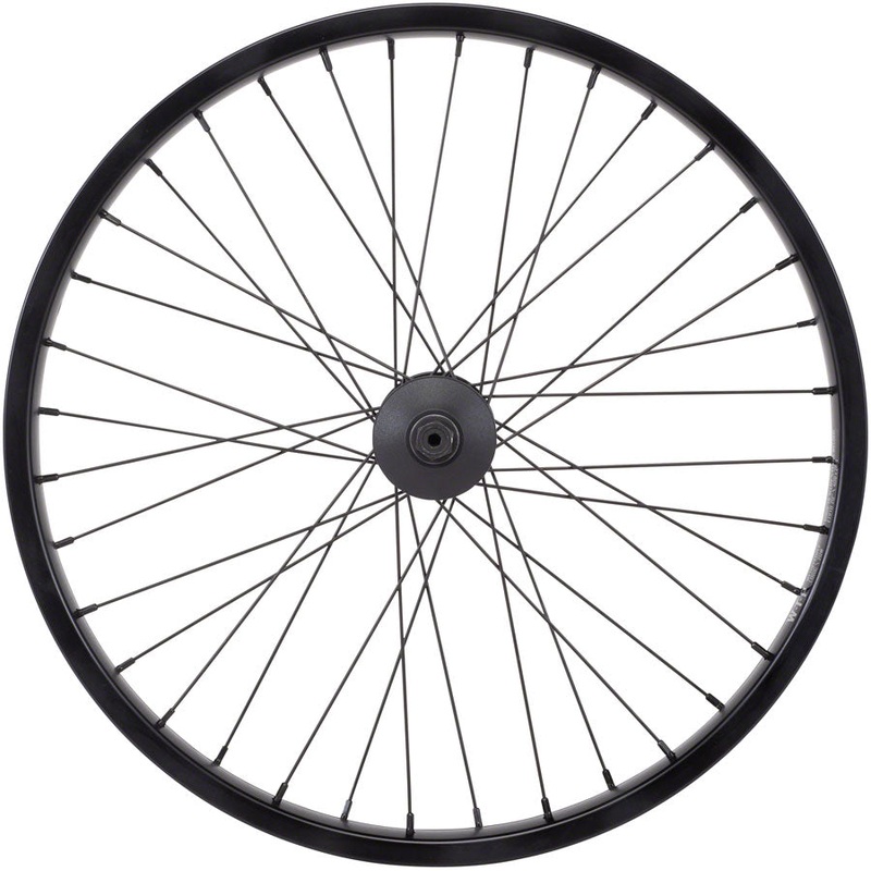 We The People Helix Front Wheel – 20″ 3/8″ x 100mm Rim Brake Black Clincher