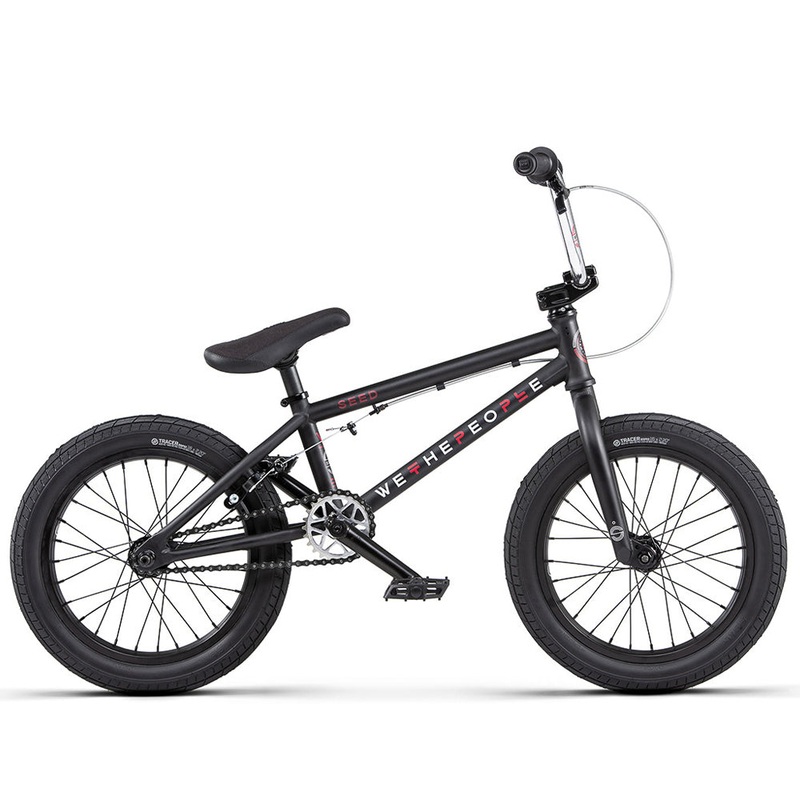 We The People Seed 16″ BMX Bike-Matte Black