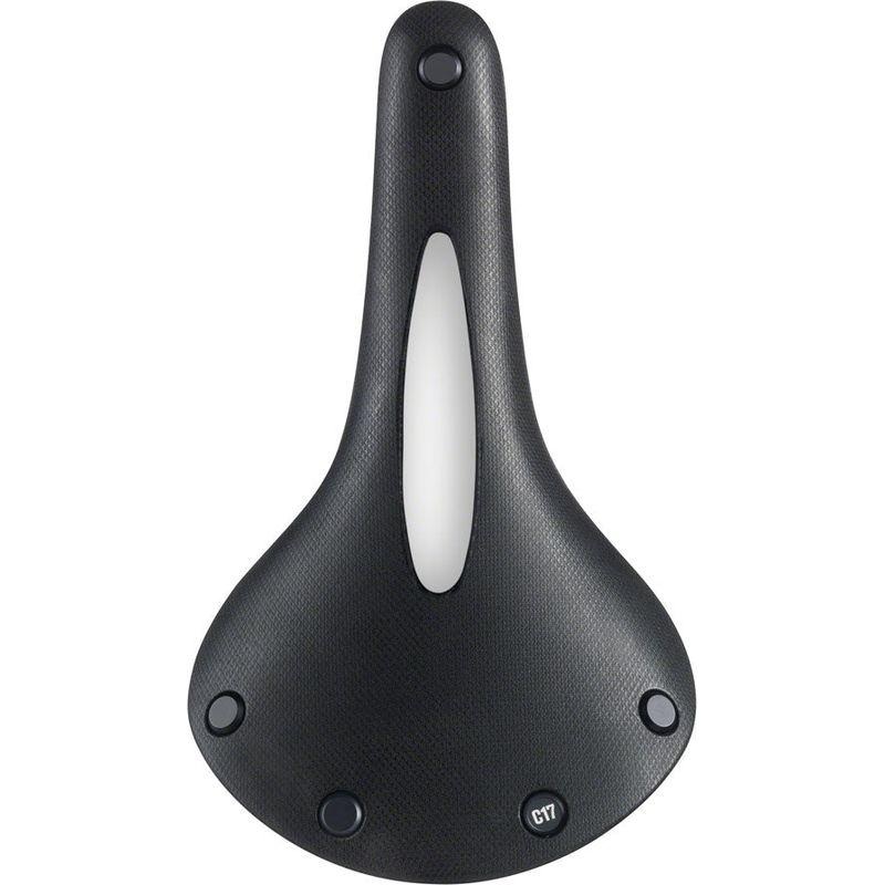 Brooks C17 Carved All Weather Saddle – Steel Black Men’s