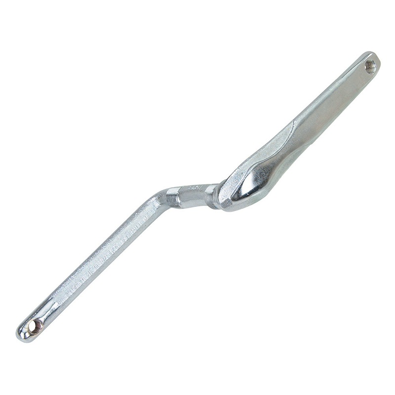 GT style One Piece (1-piece) Crank – 24tpi – 175mm – Chrome