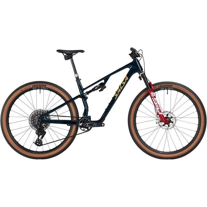 Salsa Spearfish C Deluxe XO AXS Transmission Bike – 29″ Carbon Midnight Carbon Small
