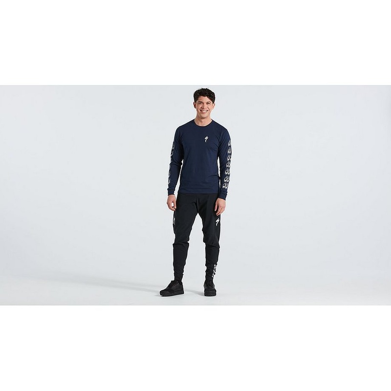Specialized special eyes tee ls navy blue l