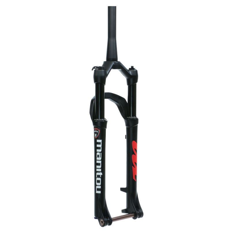 Manitou Markhor Suspension Fork – 27.5″, 100 mm, 15 x 110 mm, 44 mm Offset, Matte Black