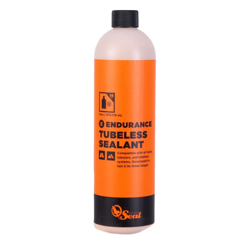 Orange Seal Endurance Tubeless Tire Sealant 16oz – Box/25