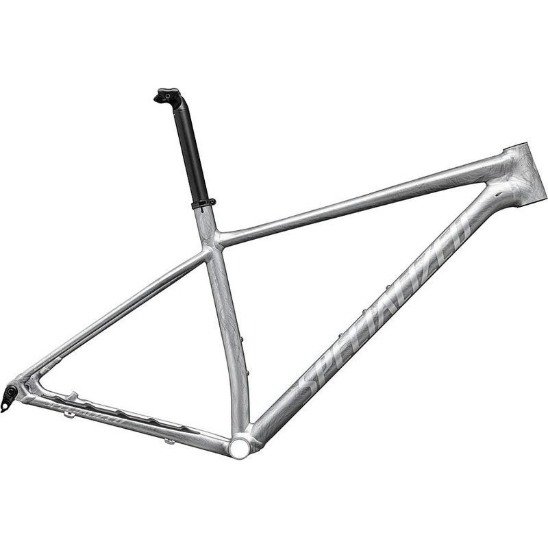 Specialized chisel ht frm frame satin organic brushed / brushed liquid metal s