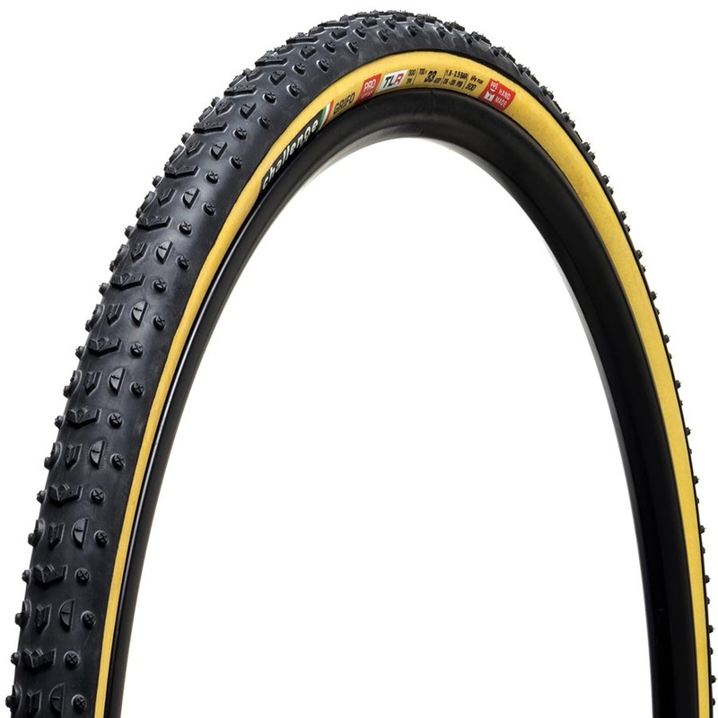 Challenge Grifo Pro Gravel Tire, 700x38C, Folding, Tubeless Ready, Smart, PPS, 300TPI, Tanwall 00607