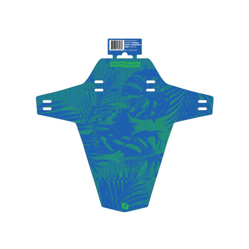 Ground Keeper Fender Tropical Glitch Blueberry Lime – Matte