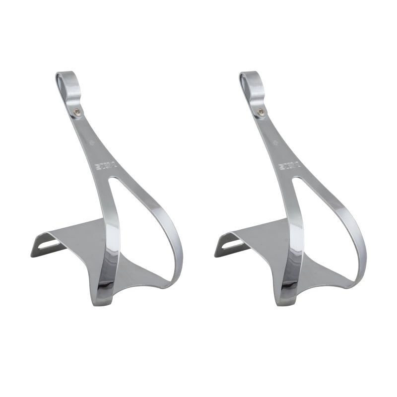 MKS Steel Toe Clips Large Chrome