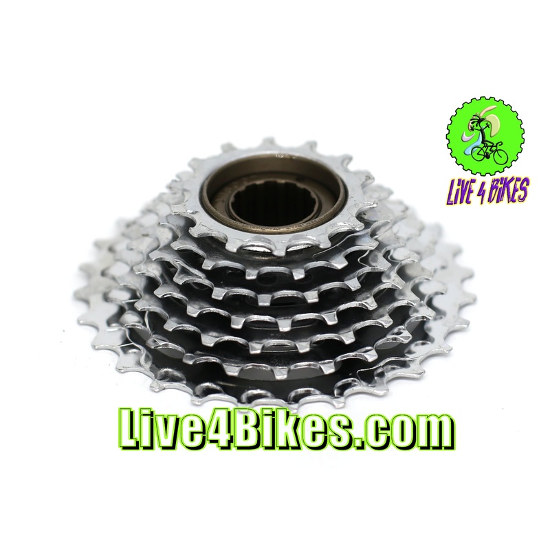 Monsoon 7 Speed Freewheel Chrome 13-28T -Live4Bikes