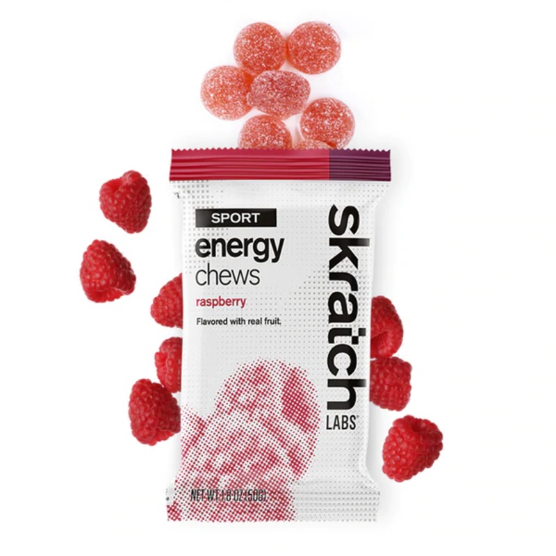 Skratch Labs Sport Energy Chews – Raspberry