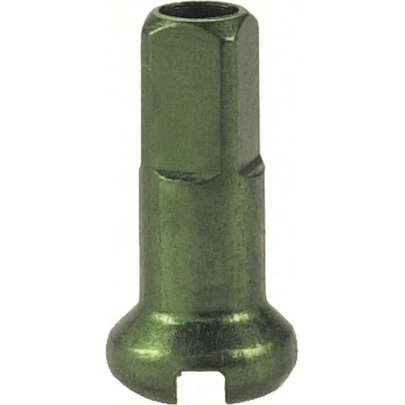 DT Swiss Standard Spoke Nipples – Aluminum 1.8 x 12mm Green Box of 100
