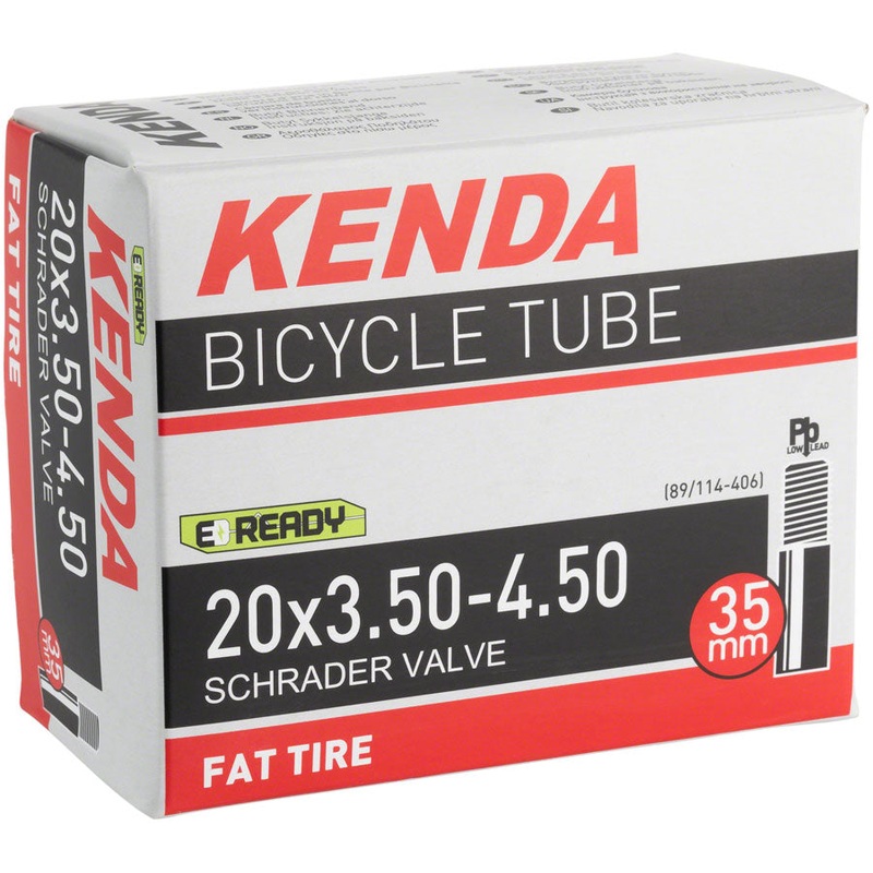 Kenda 20″ E-Bike/Fat Tire Bike Tube Fits 20×3.5″ 20×4.0″ 20×4.5″ 20×3.50-4.5″ SV