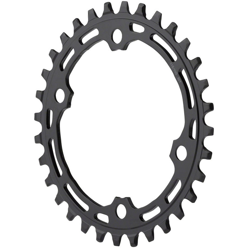 Deore M5100-1 Chainring – 32t 10/11-Speed Asymmetric 96 BCD Black
