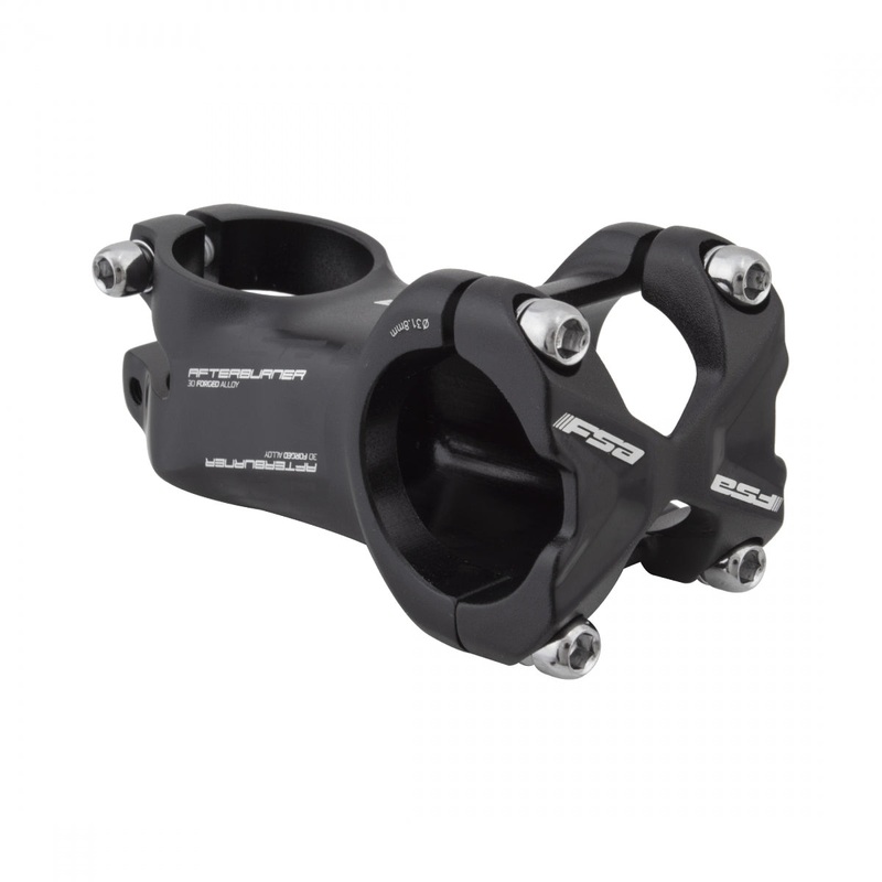 Full Speed Ahead Afterburner Threadless Stem 31.8mm 60mm +/-12 Deg Blk Aluminum