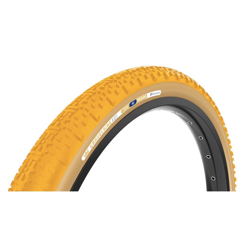 Panaracer GravelKing X1 Tire – 700 x 40 Tubeless Folding Honey Butter/Brown