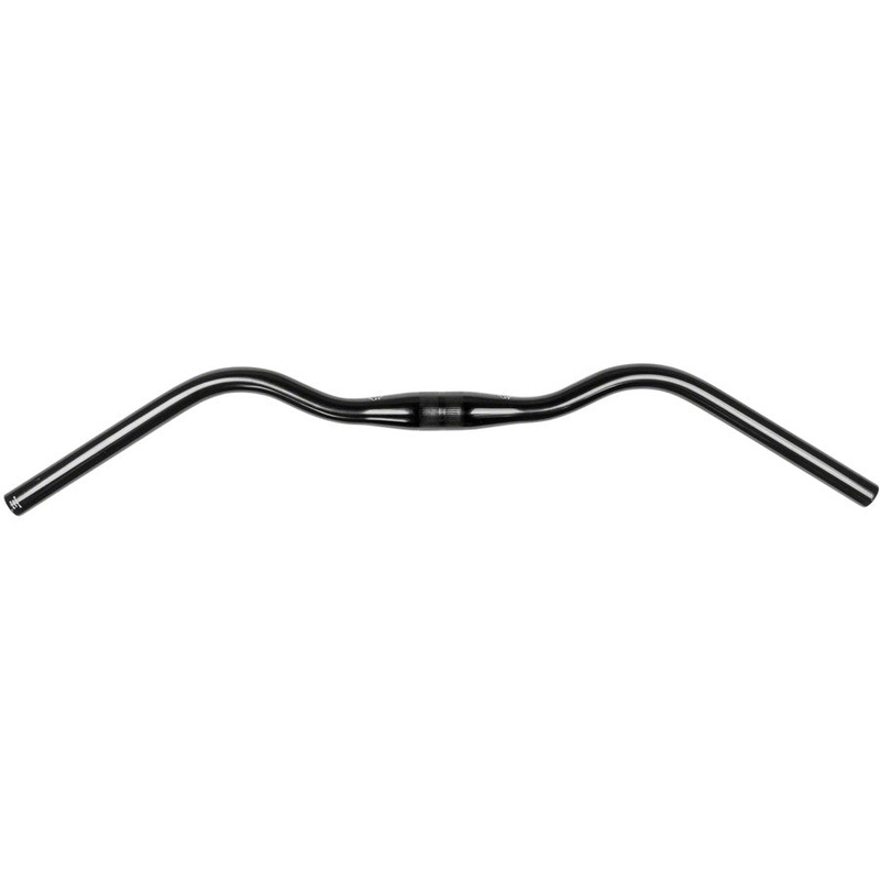 Velo Orange Curvy Handlebar – 31.8, 30 Degree Sweep, 0mm Rise, 680mm width, Black