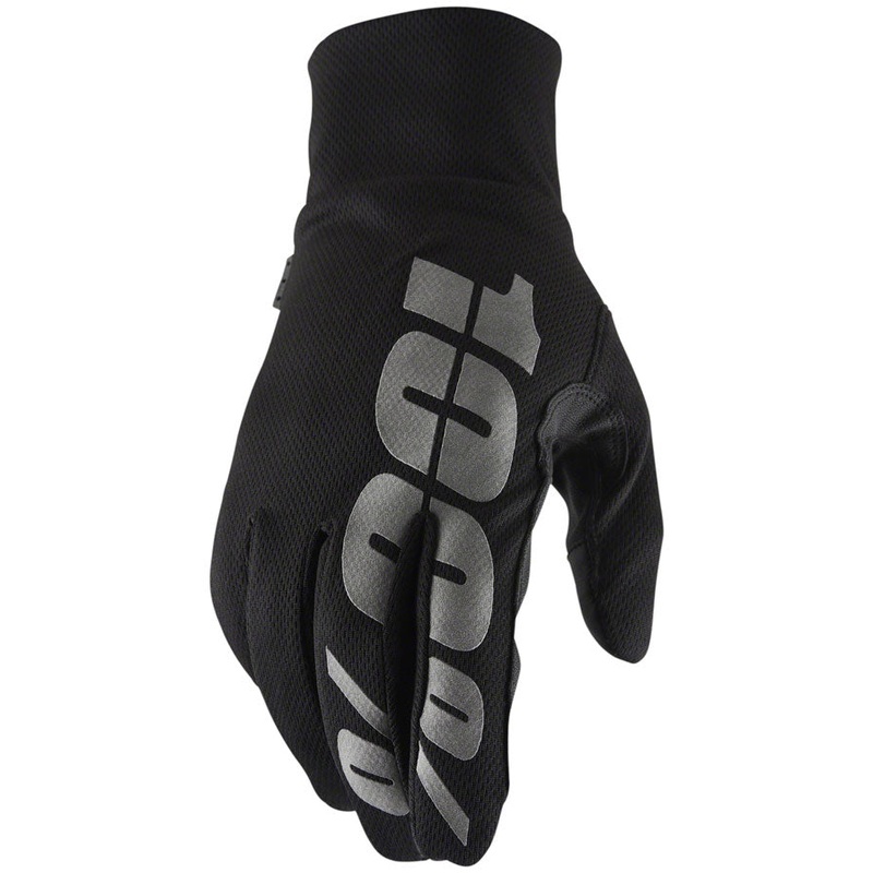 100% Hydromatic Gloves – Black Full Finger Mens Medium