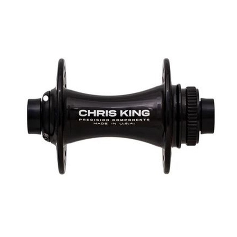 Chris King Boost Centerlock MTB Disc Hub – Front – Black