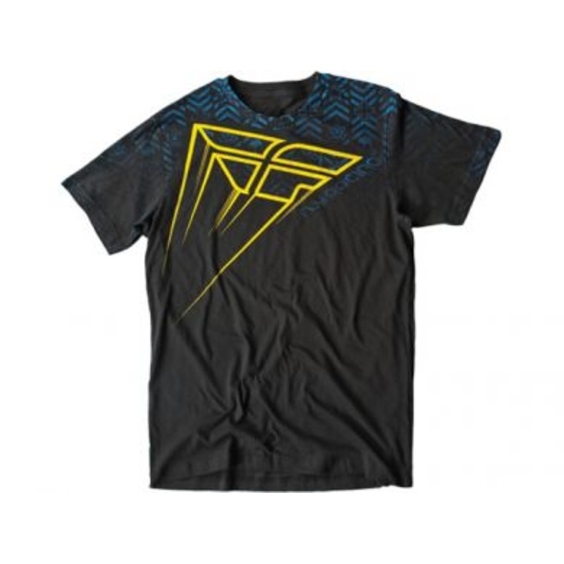 Fly Racing Toxicitee T-Shirt-Black/Blue/Lime
