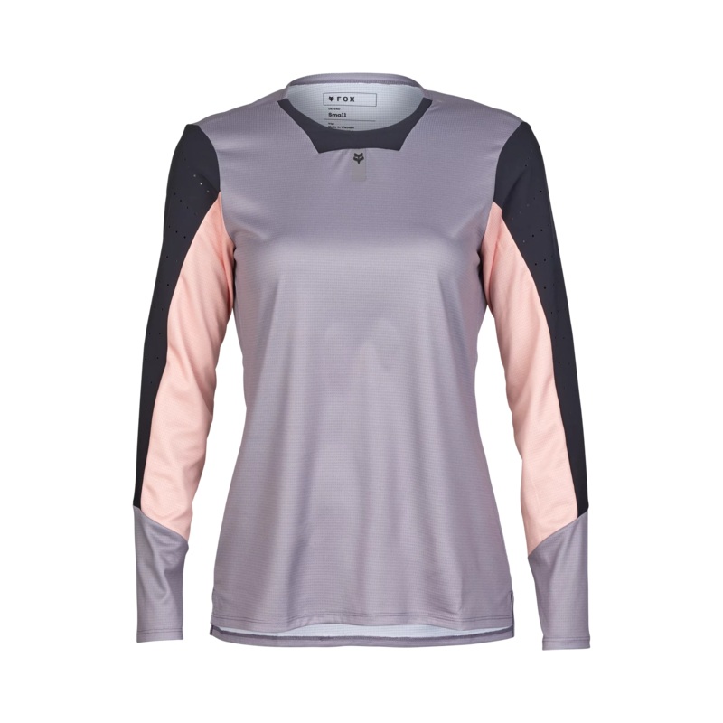 Fox Racing Defend Long Sleeve MTB Jersey – Womens – Stone