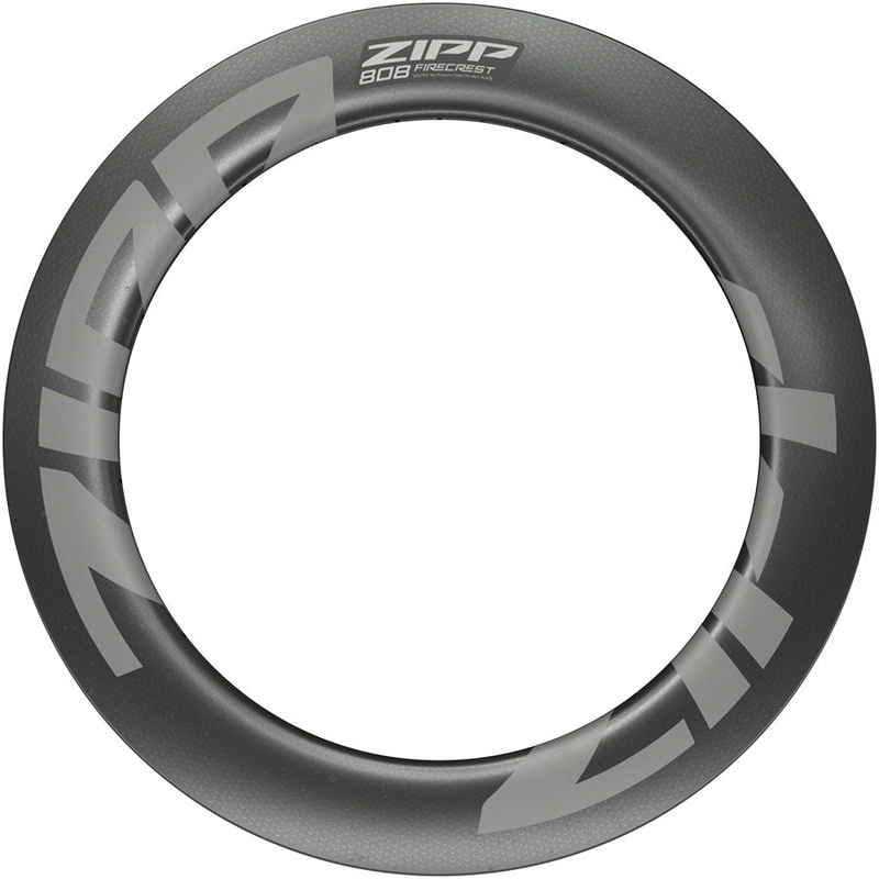 Zipp 808 Firecrest Carbon Rim – 700 Disc Brake Matte Carbon 24H Front/Rear