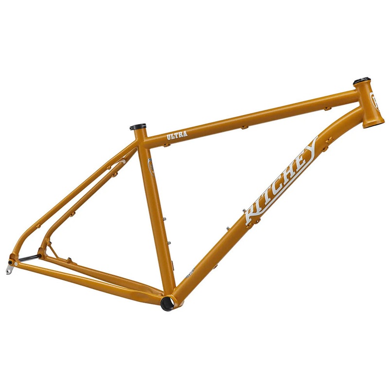 Ultra Mountain Frameset – 29″/27.5″ Steel Honey Mustard Large